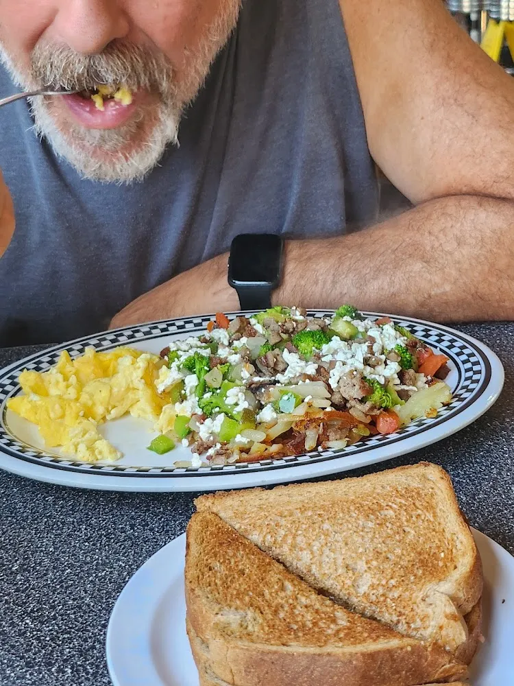 Hippy Hash Breakfast with Gyro Meat